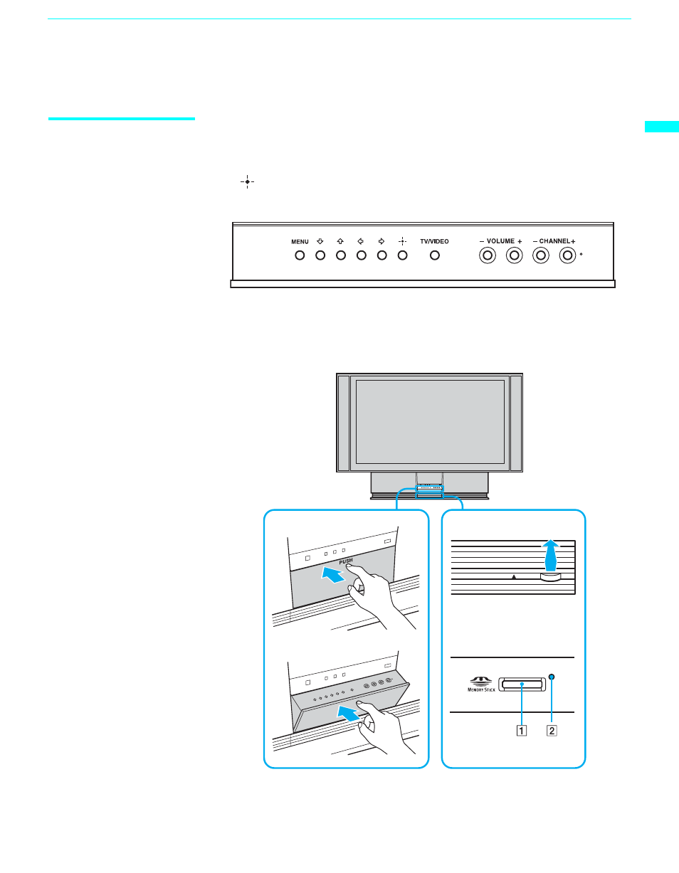 Lcd projection tv controls and connectors | Sony KF-60XBR800 User Manual | Page 21 / 96