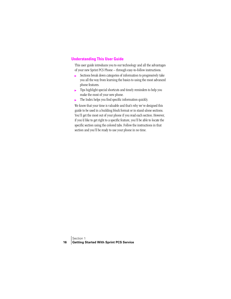 Understanding this user guide | Samsung SPH-A460 User Manual | Page 16 / 159