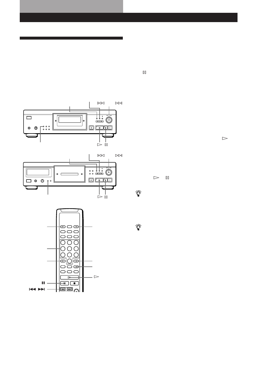 Recording your own programme, Recording from cds | Sony CDP-XA30ES User Manual | Page 17 / 112