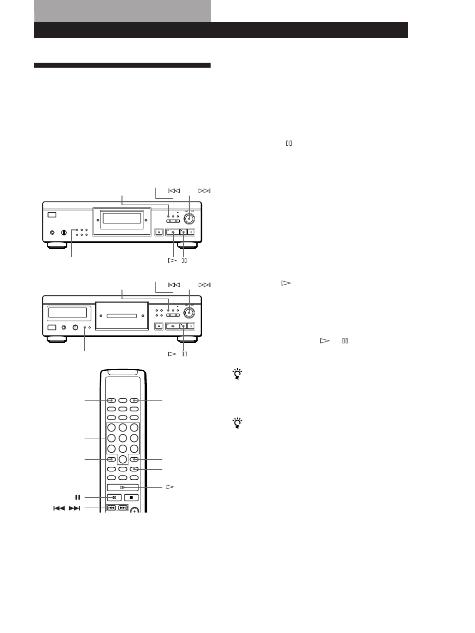 Enregistrement de votre propre programme, Enregistrement de disques compacts | Sony CDP-XA30ES User Manual | Page 45 / 112