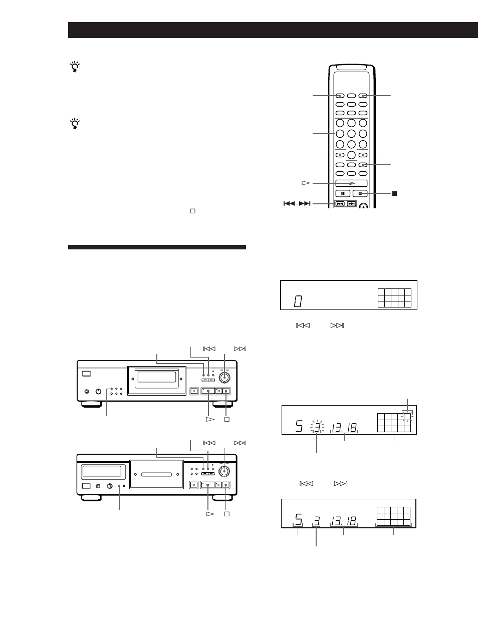 Reproducción de discos compactos, Creación de un programa en el reproductor 1 | Sony CDP-XA30ES User Manual | Page 70 / 112