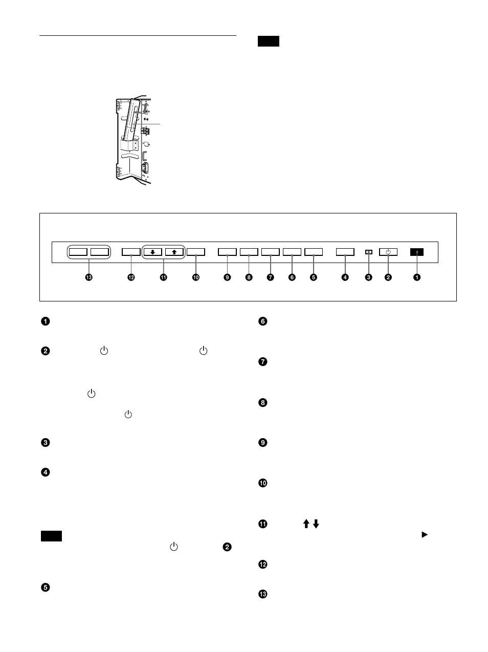 Panel de control | Sony 500A3WE User Manual | Page 128 / 244