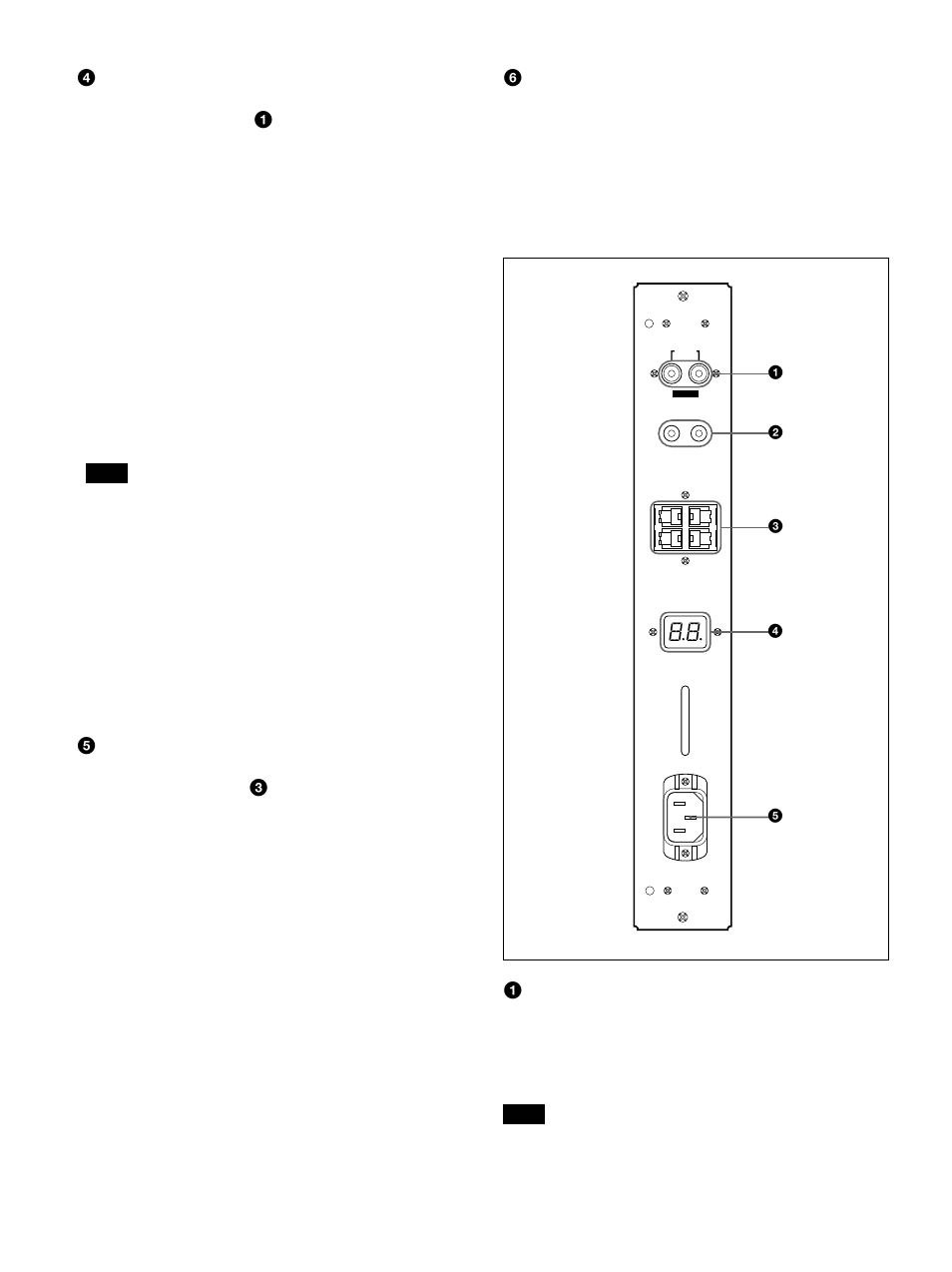 Panel de conectores izquierdo | Sony 500A3WE User Manual | Page 130 / 244