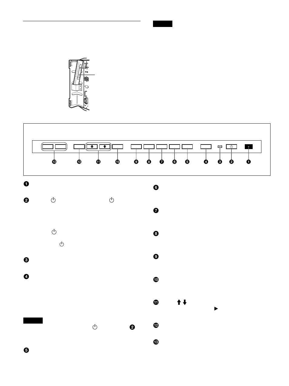 Bedienfeld | Sony 500A3WE User Manual | Page 88 / 244