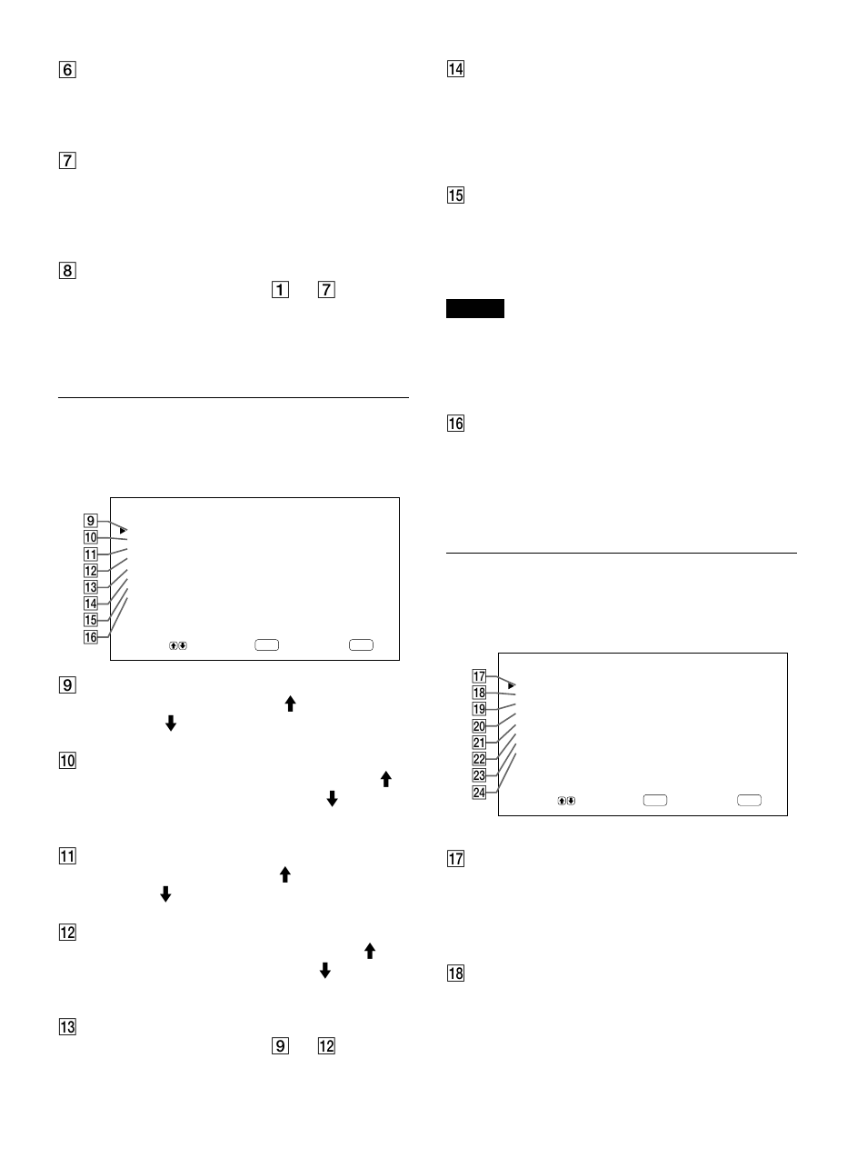 Menü bildgrösse, Menü konfig, 6 farbtemp. zum ändern der farbtemperatur | Sony 500A3WE User Manual | Page 97 / 244