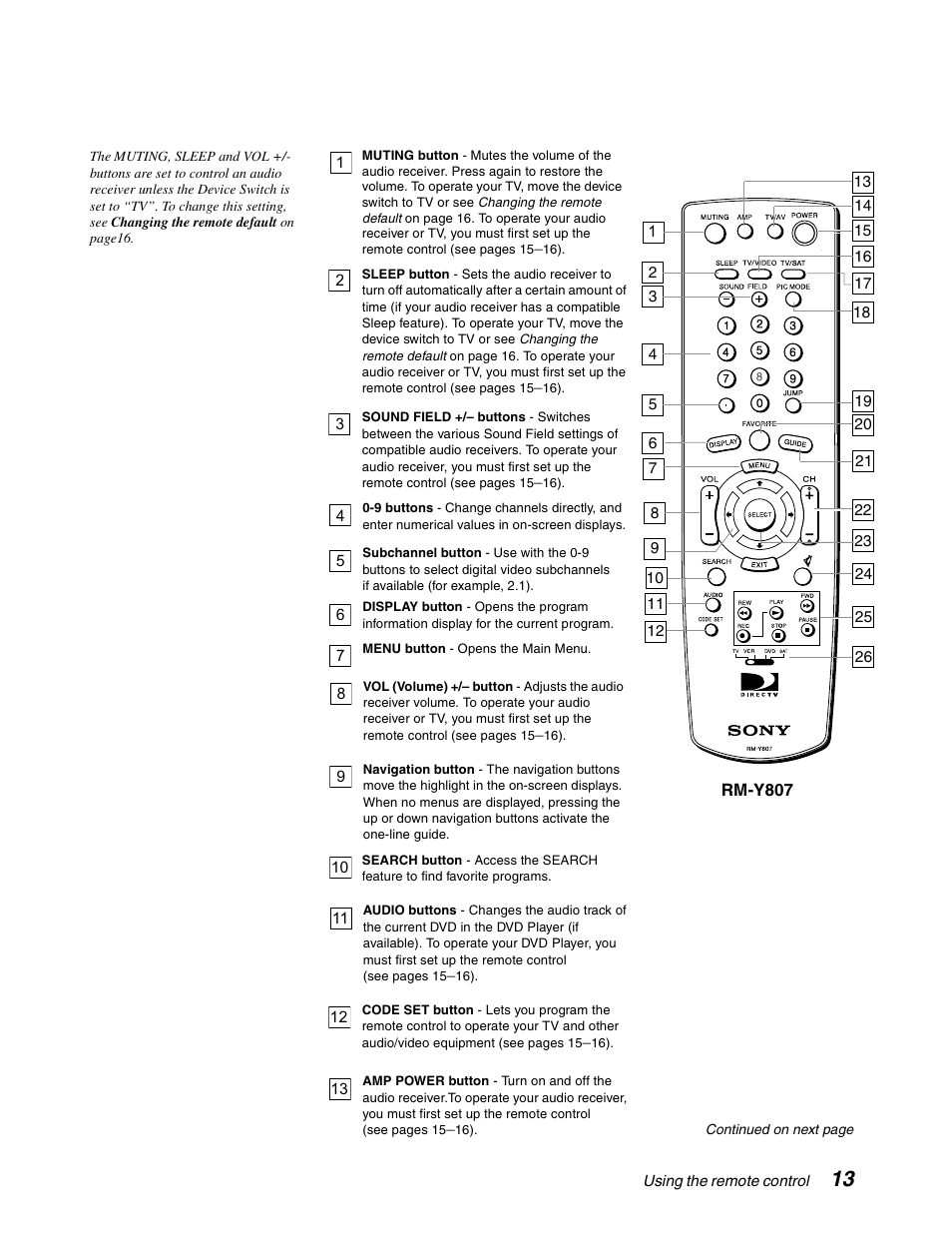 Sony SAT-B65A User Manual | Page 21 / 60
