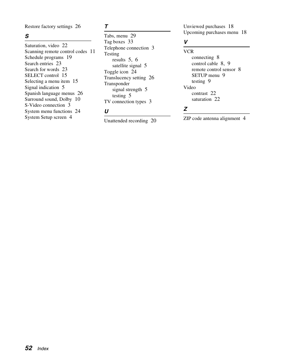 Sony SAT-B65A User Manual | Page 56 / 60