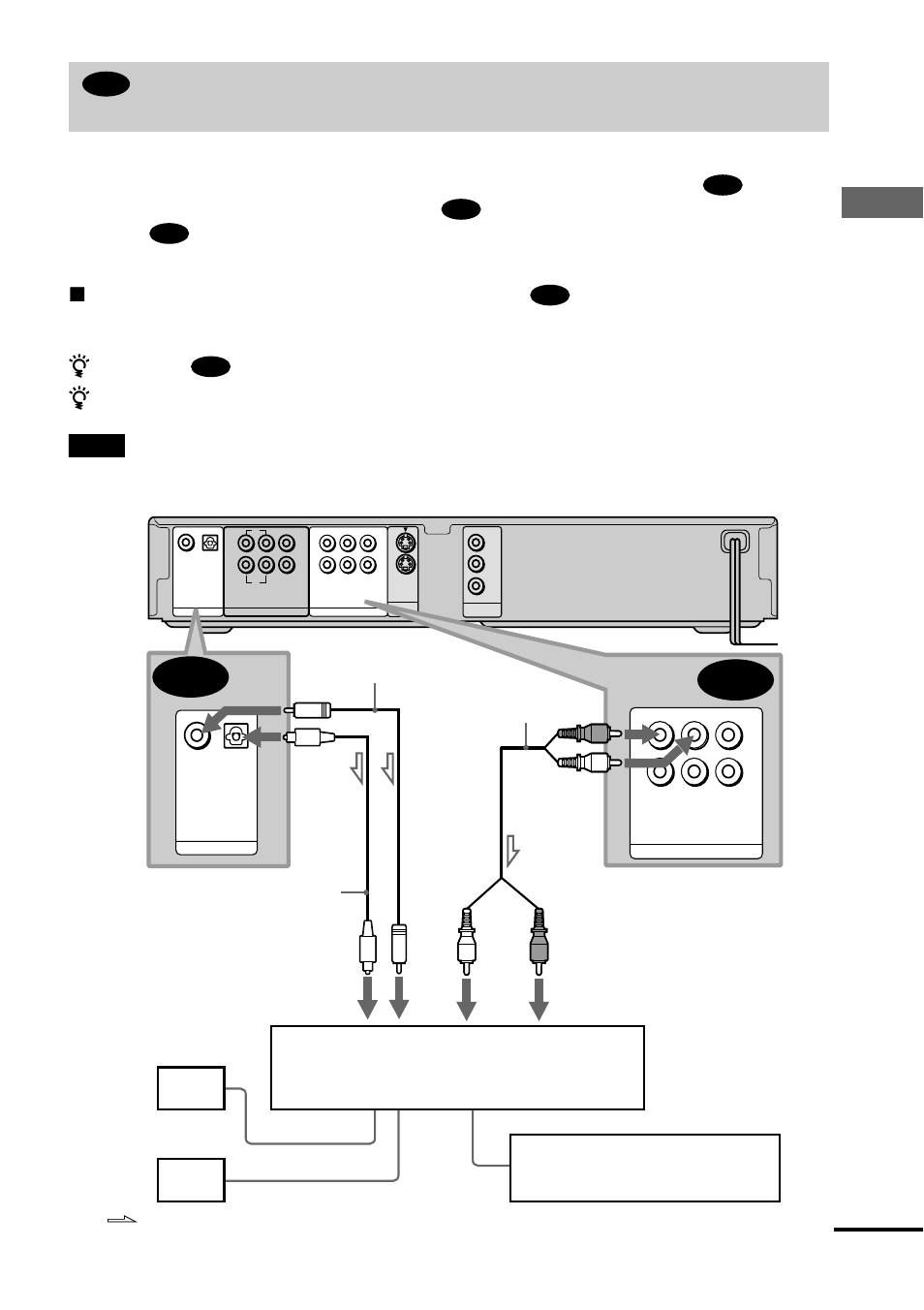 C-2 c-1, Hook ups, Continued | Sony DVP-NS700V User Manual | Page 25 / 100