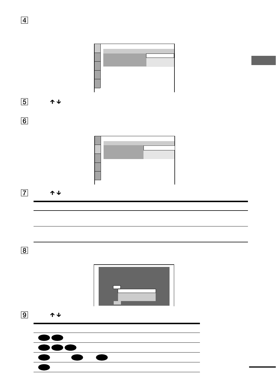 Hook ups, 4press enter without inserting a disc, 5press x / x to select a language | 6press enter, 7press x / x to select the item. 8 press enter, 9press x / x to select the item, then press enter | Sony DVP-NS700V User Manual | Page 29 / 100