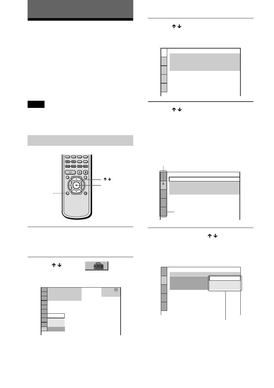 Settings and adjustments, Using the setup display, How to use the setup display | Sony DVP-NS700V User Manual | Page 74 / 100