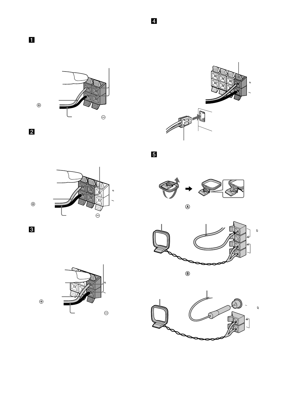 Hooking up the system (continued), Set up the am loop antenna, then connect it | Sony MHC-RV800D User Manual | Page 12 / 80