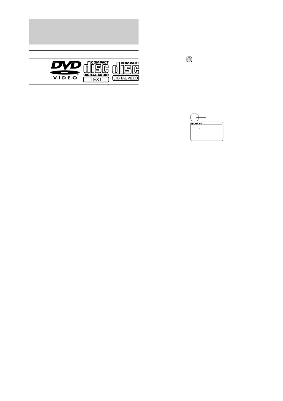 This system can play the following discs | Sony MHC-RV800D User Manual | Page 6 / 80