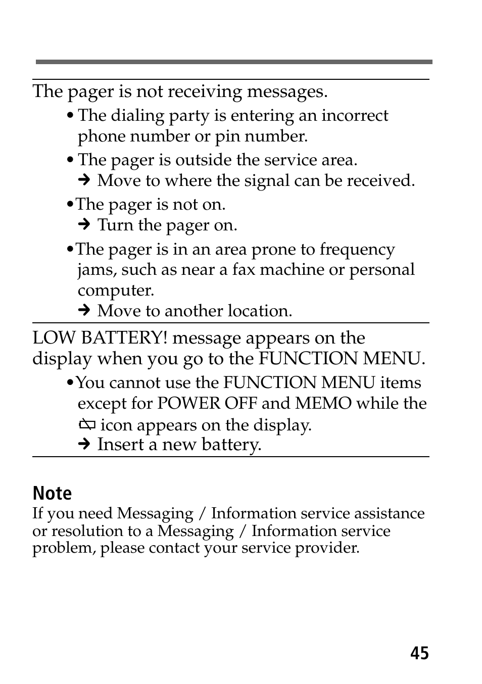 Sony MP-7001 User Manual | Page 45 / 48