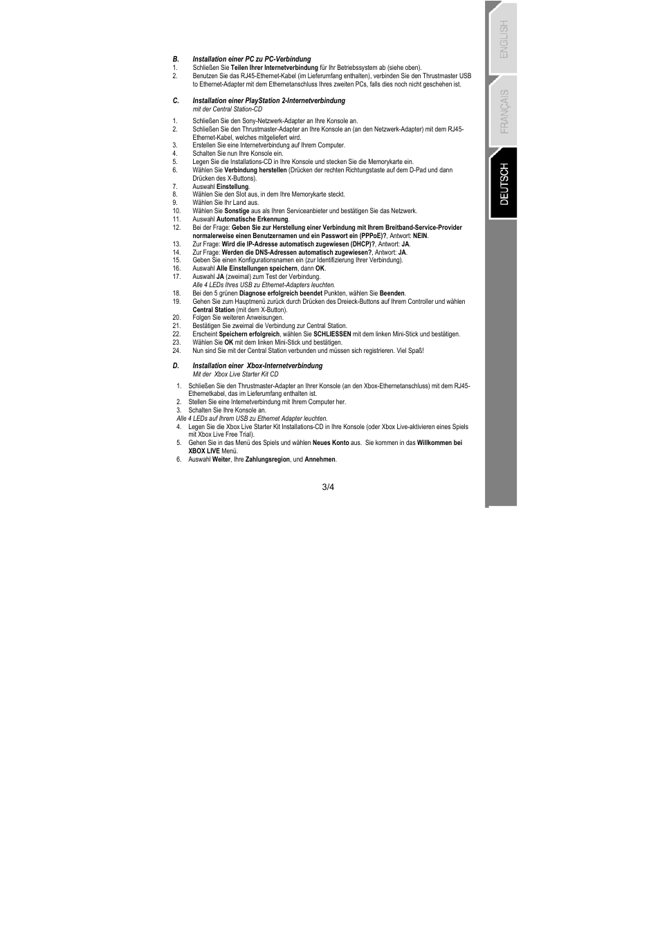 Sony Ethernet Network Adapter User Manual | Page 11 / 12