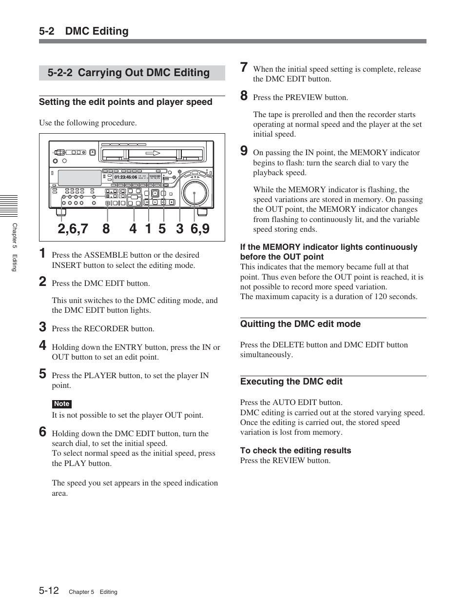 2-2 carrying out dmc editing | Sony DVW-2000 User Manual | Page 67 / 155