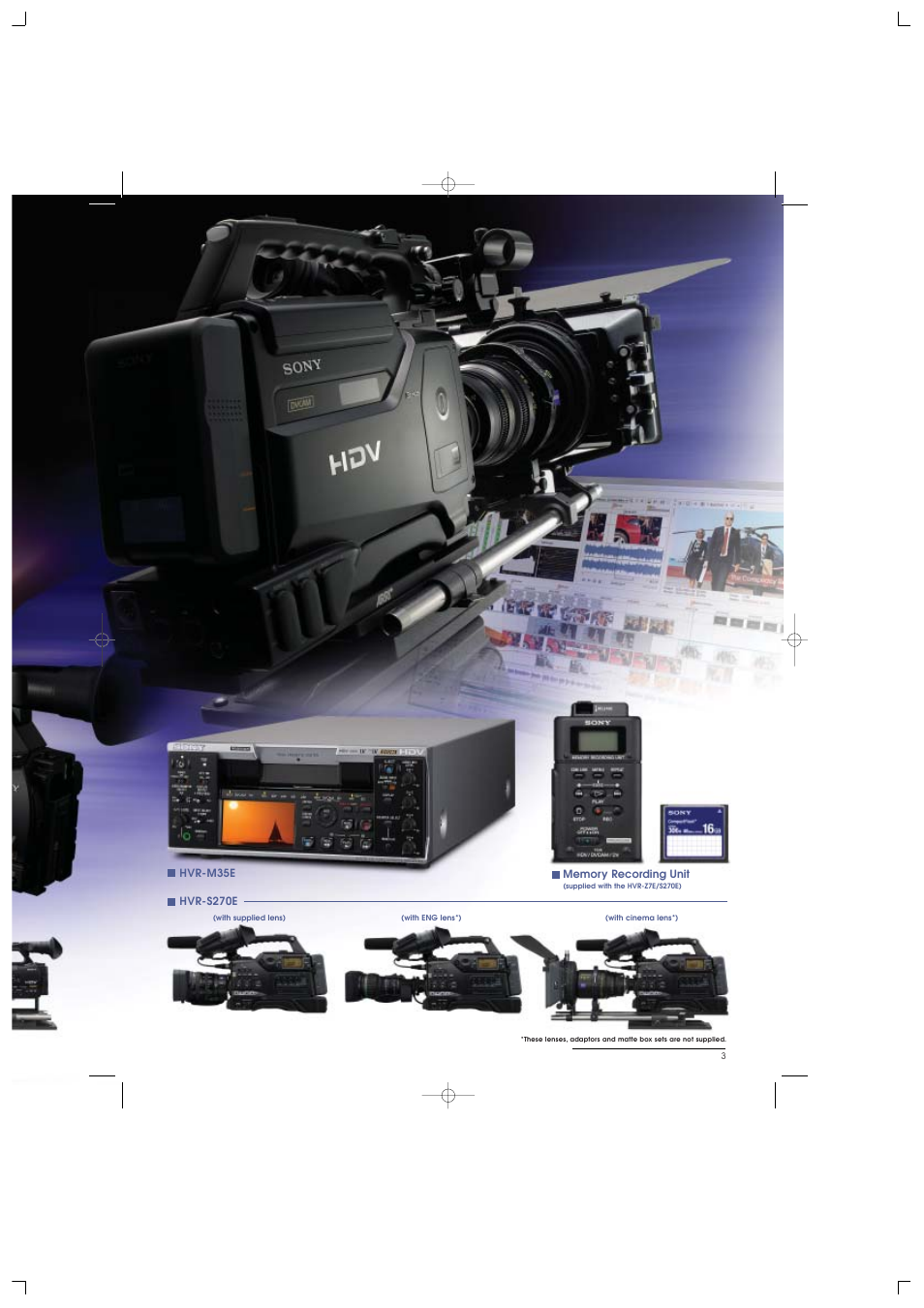 Sony HVR-S270E User Manual | Page 3 / 20