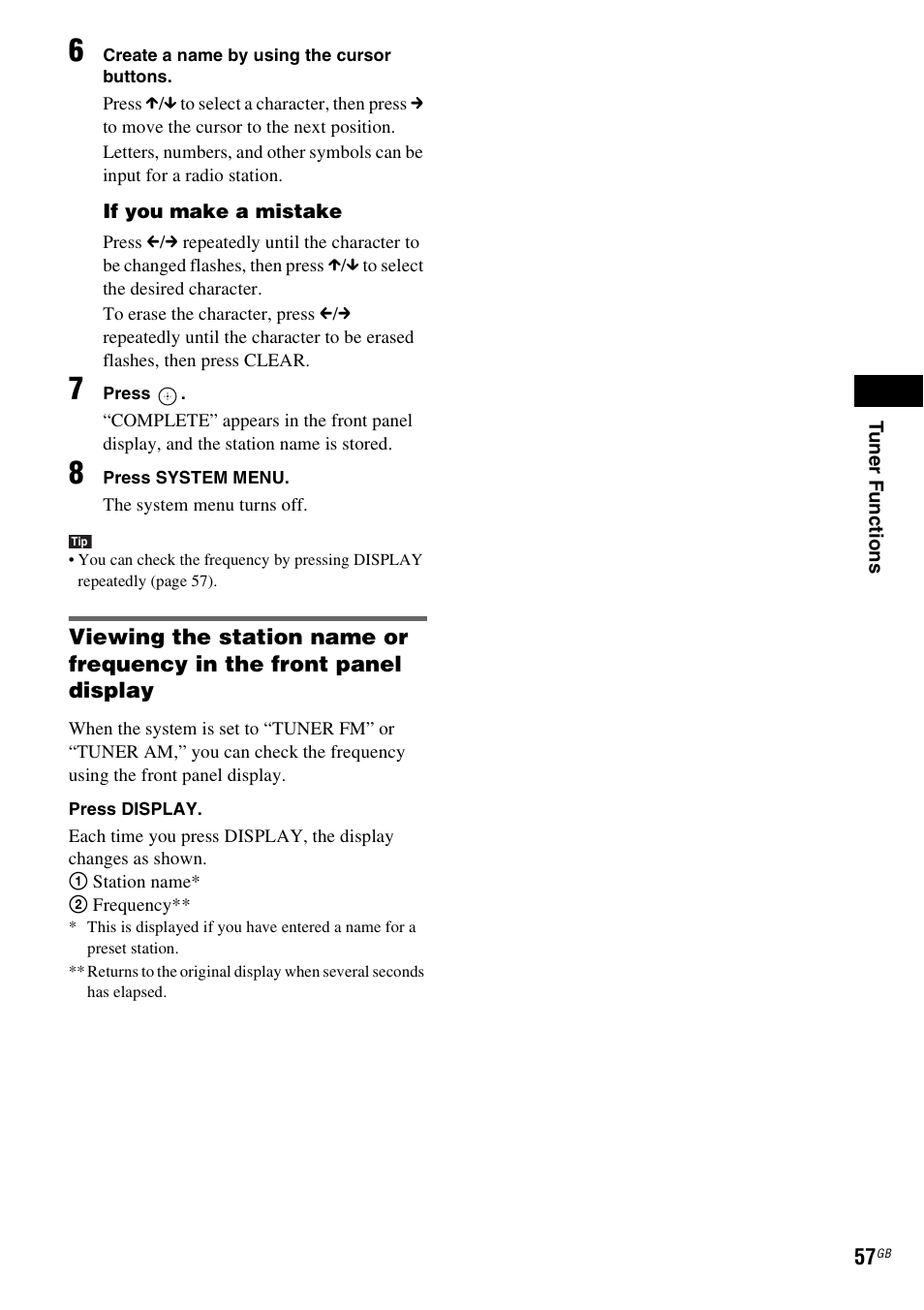 Sony DAV-HDX265 User Manual | Page 57 / 104