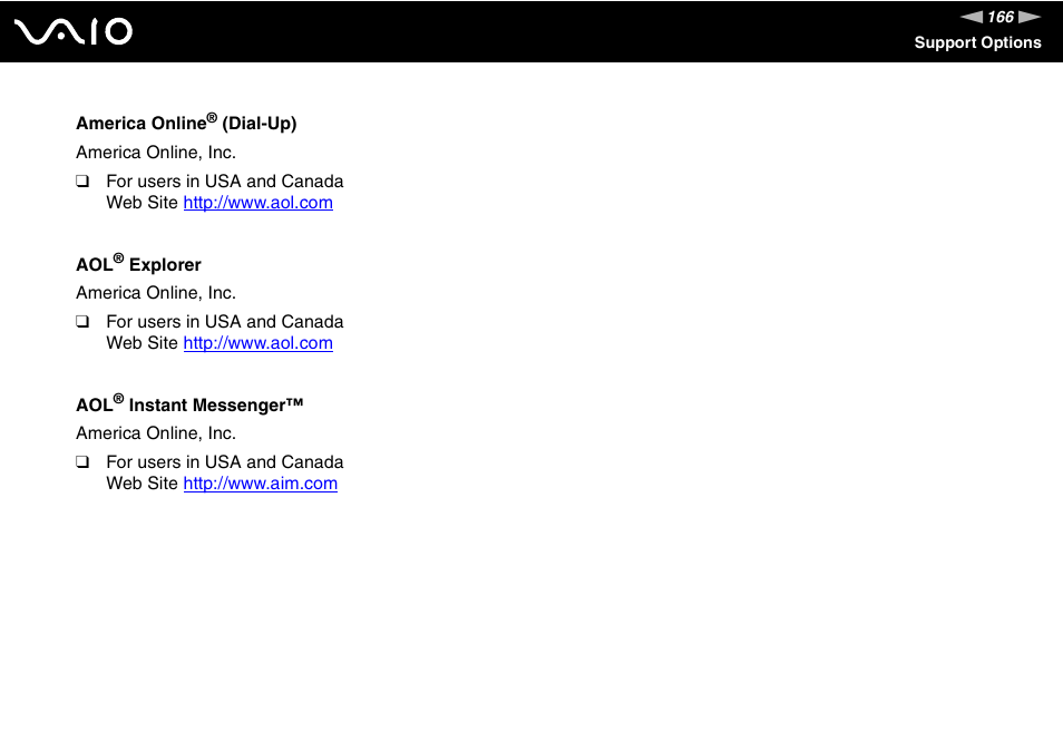 Sony VGN-FS800 User Manual | Page 166 / 175