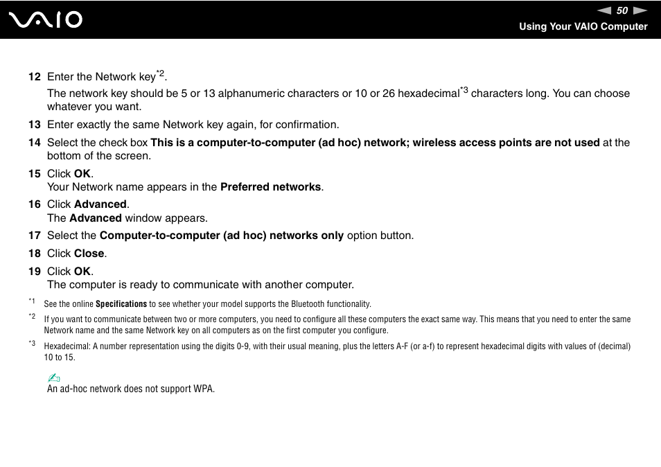 Sony VGN-FS800 User Manual | Page 50 / 175