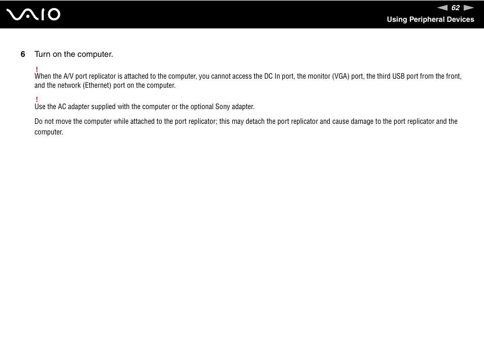 Sony VGN-FS800 User Manual | Page 62 / 175