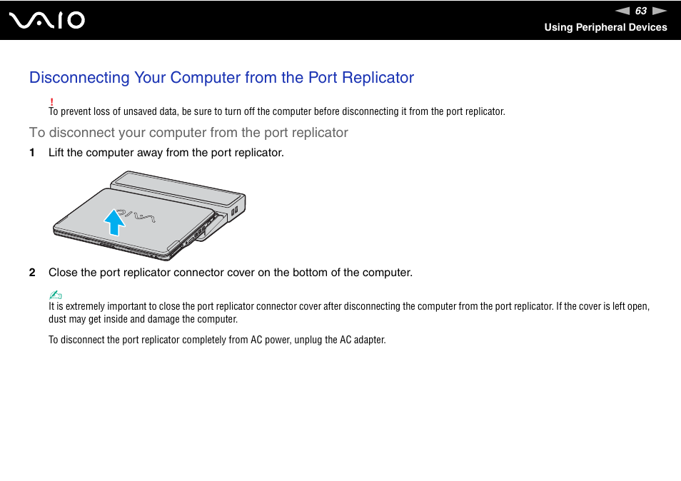 Sony VGN-FS800 User Manual | Page 63 / 175