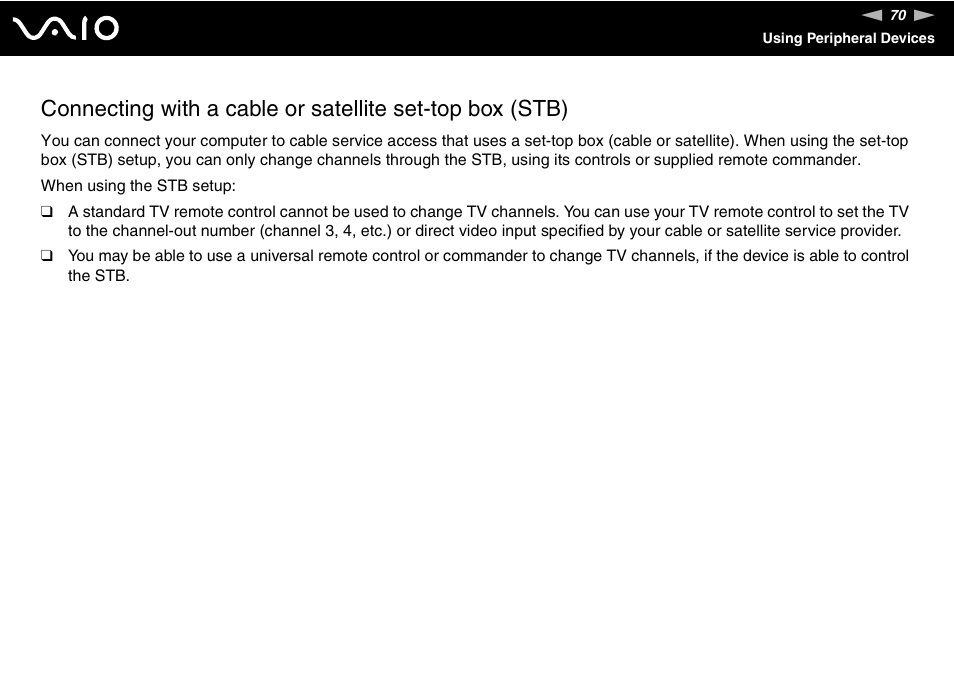 Sony VGN-FS800 User Manual | Page 70 / 175