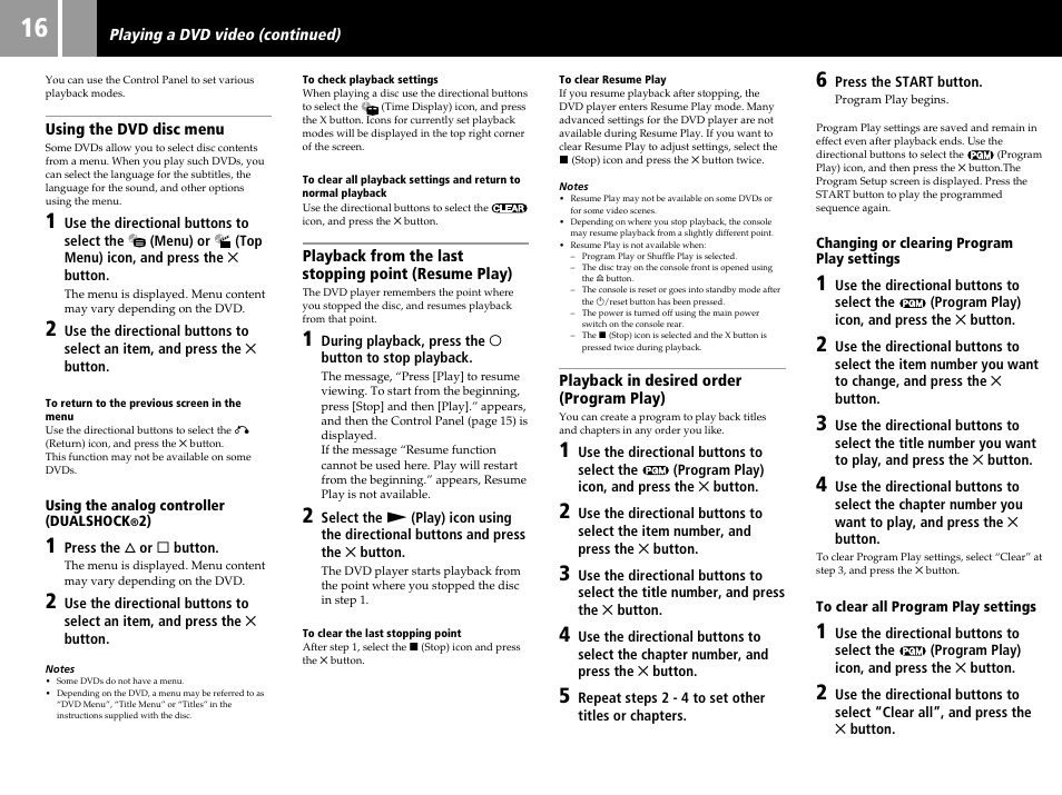 Sony SCPH-55006 GT User Manual | Page 16 / 56