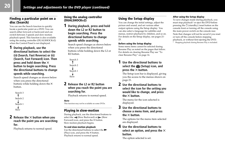 Sony SCPH-55006 GT User Manual | Page 20 / 56