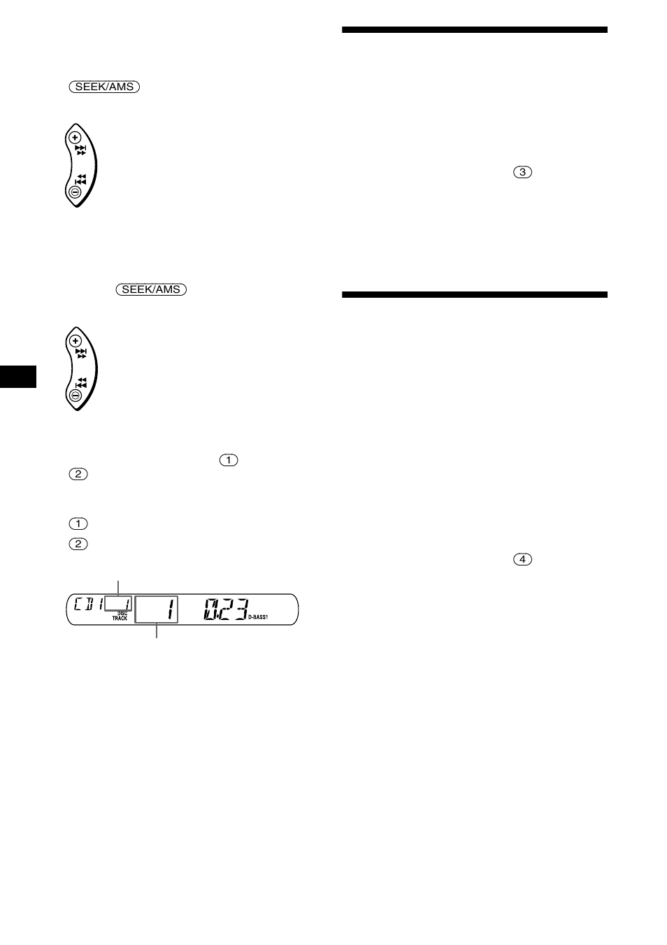 Playing tracks repeatedly, Repeat play, Playing tracks in random order | Shuffle play | Sony XR-CA440X User Manual | Page 14 / 60