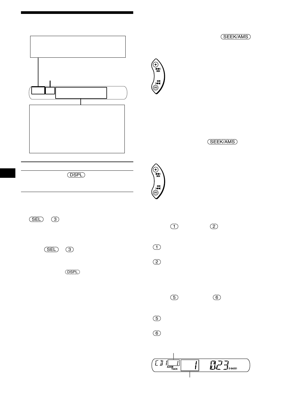Elementos de la pantalla, 16 elementos de la pantalla | Sony XR-CA440X User Manual | Page 36 / 60