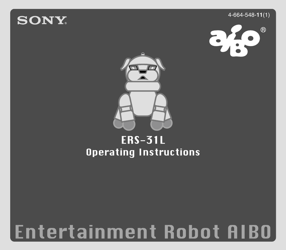 Sony AIBO ERS-31L User Manual | 64 pages