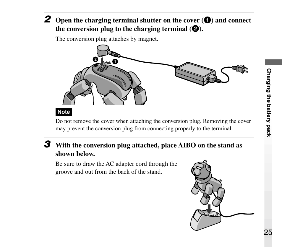 Sony AIBO ERS-31L User Manual | Page 25 / 64