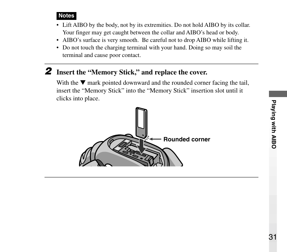 Sony AIBO ERS-31L User Manual | Page 31 / 64