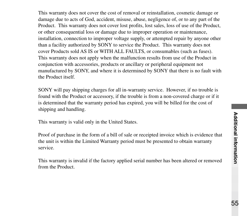 Sony AIBO ERS-31L User Manual | Page 55 / 64