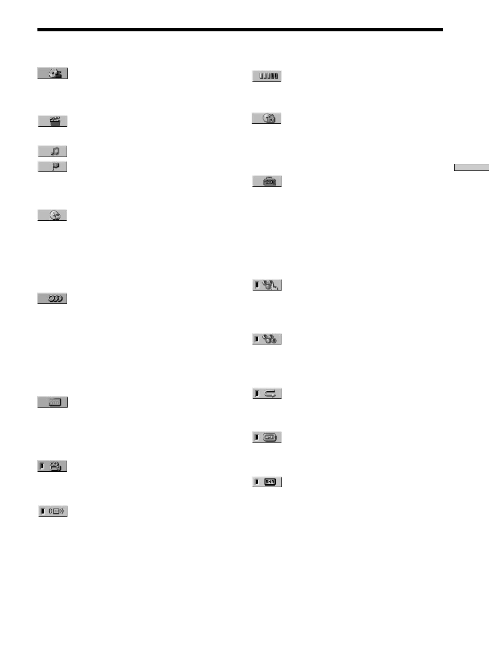 Control menu item list | Sony DVP-K360 User Manual | Page 27 / 80