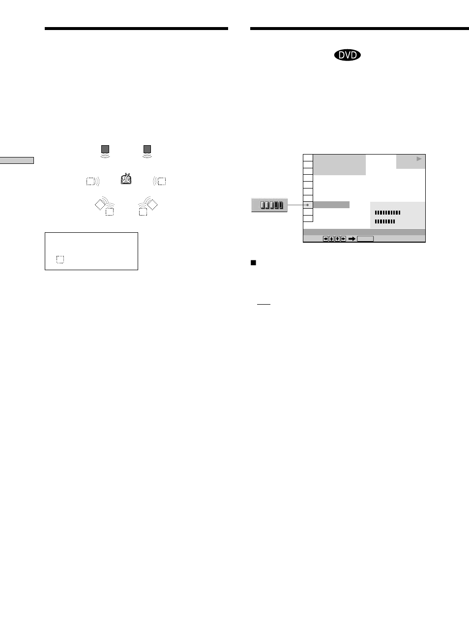 Checking the play information, Searching for a particular point on a disc 19, Tv virtual surround sound settings (tvs) | Sony DVP-K360 User Manual | Page 36 / 80
