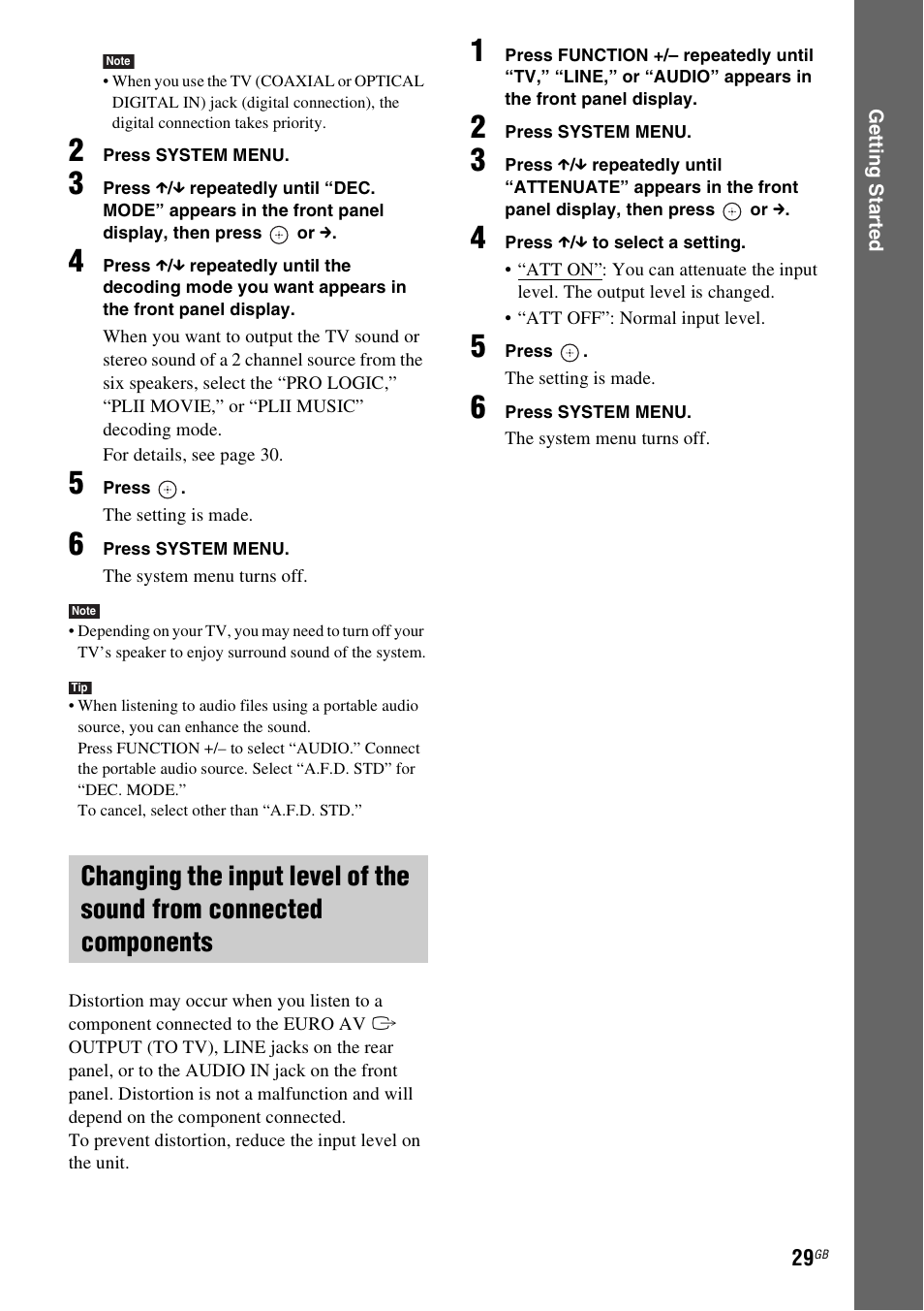 Sony 3-285-995-11(1) User Manual | Page 29 / 116