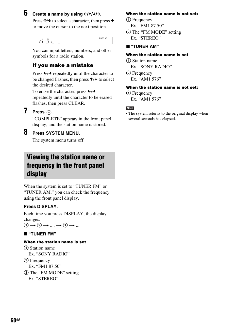 Sony 3-285-995-11(1) User Manual | Page 60 / 116