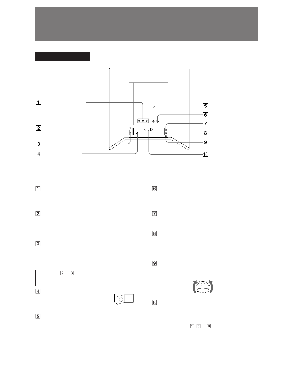 Emplacement et fonction des commandes, Panneau arrière | Sony DDM-2800CSU User Manual | Page 8 / 14