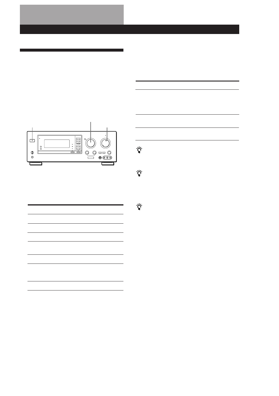 Sélection d’un composant, Fonctionnement de l’amplificateur, Pour regarder des programmes vidéo | Sony TA-VA8ES User Manual | Page 36 / 114
