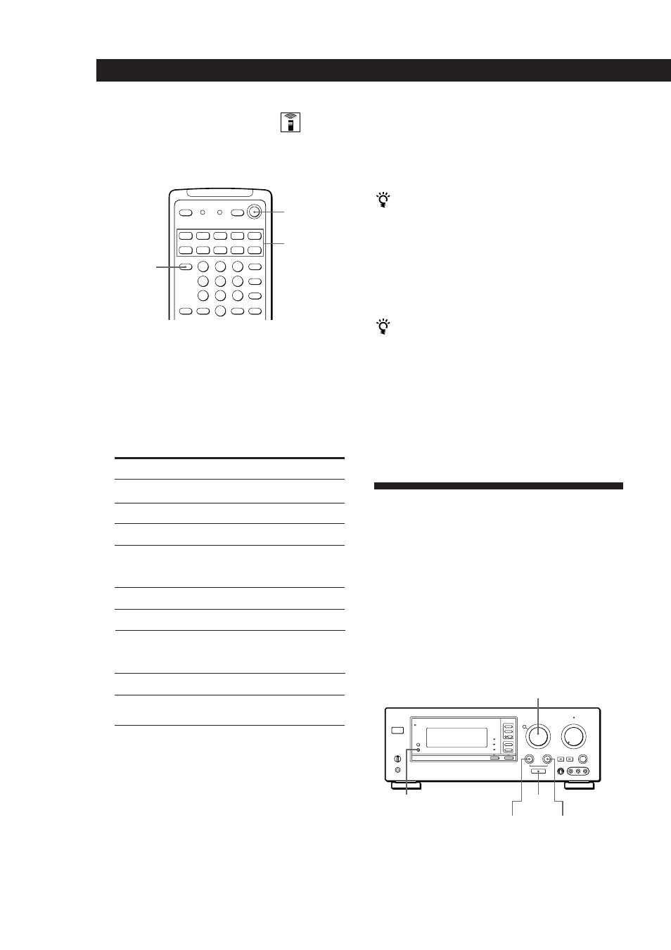 Indexation de sources de programme, Fonctionnement de l’amplificateur 1, Utilisation de la télécommande | Sony TA-VA8ES User Manual | Page 37 / 114