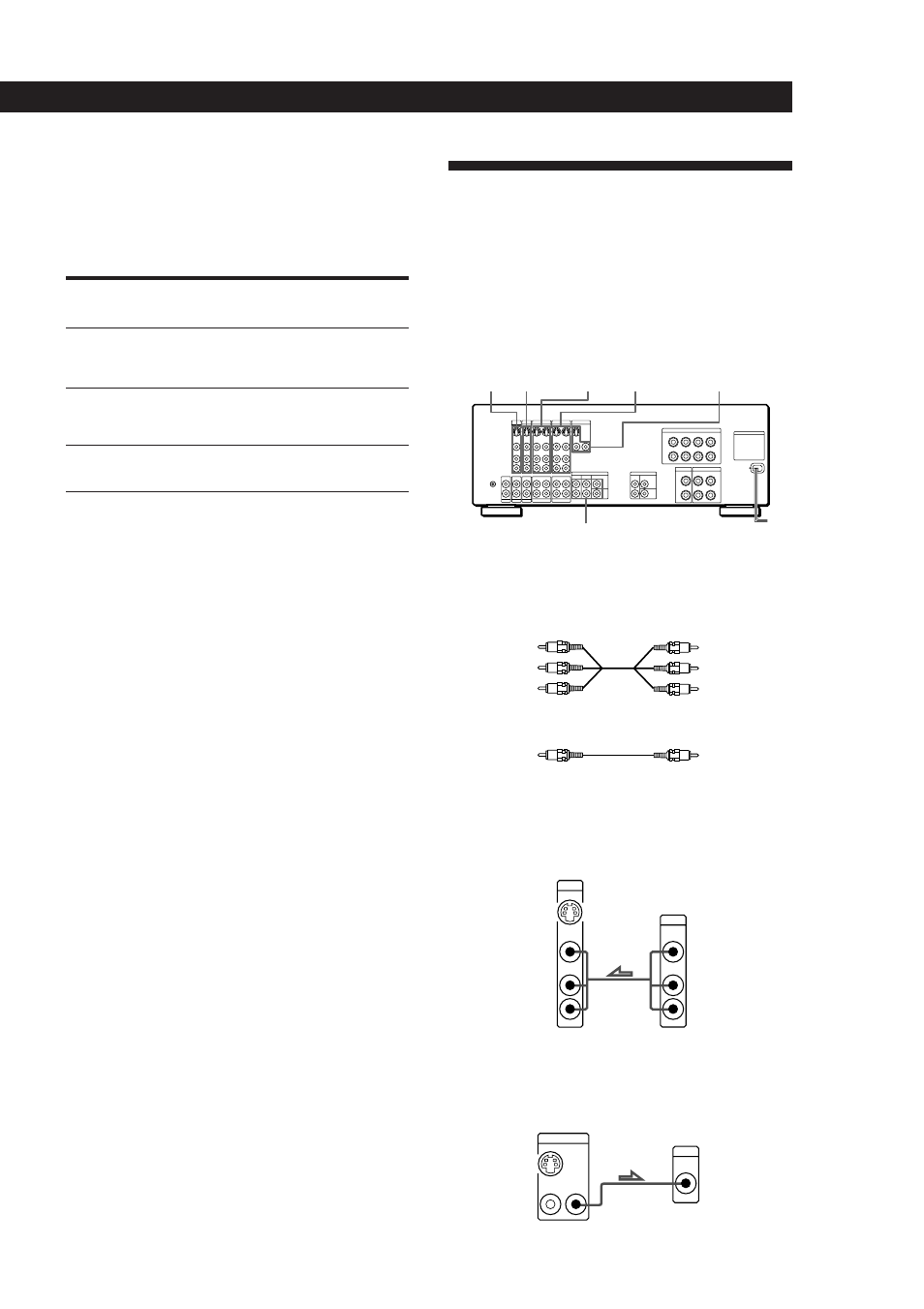 Conexión de un televisor/ videograbadora, Preparativos selección del sistema de altavoces, Qué hacer a continuación | Descripción general, Conexiones, Continúa) | Sony TA-VA8ES User Manual | Page 61 / 114