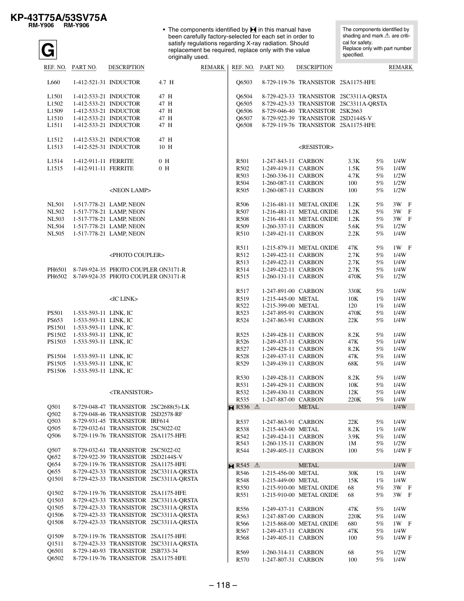 Sony KP-53SV75A User Manual | Page 84 / 92