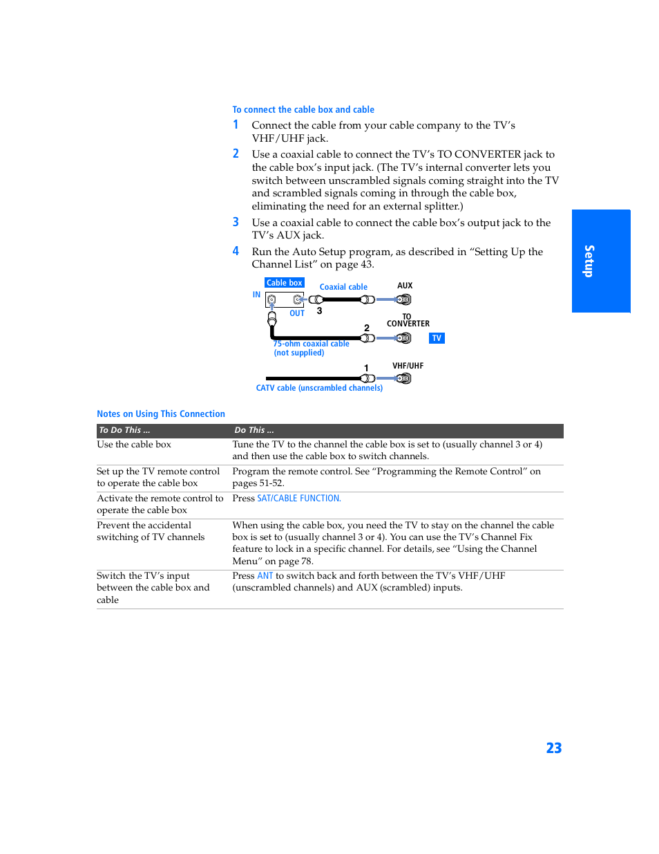 Sony KP 57WV700  EN User Manual | Page 24 / 101