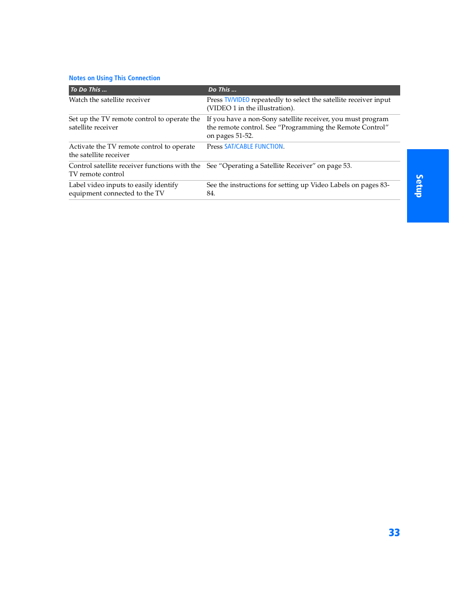 Sony KP 57WV700  EN User Manual | Page 34 / 101