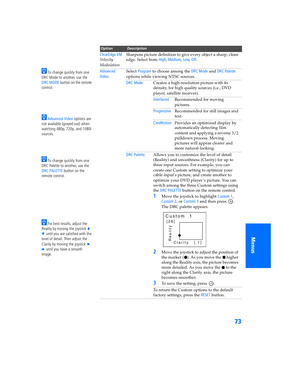 Sony KP 57WV700  EN User Manual | Page 74 / 101