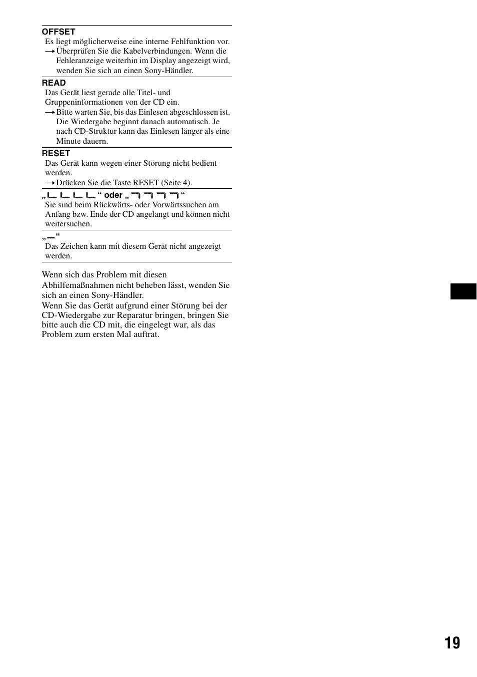 Sony CDX-GT200S User Manual | Page 35 / 92