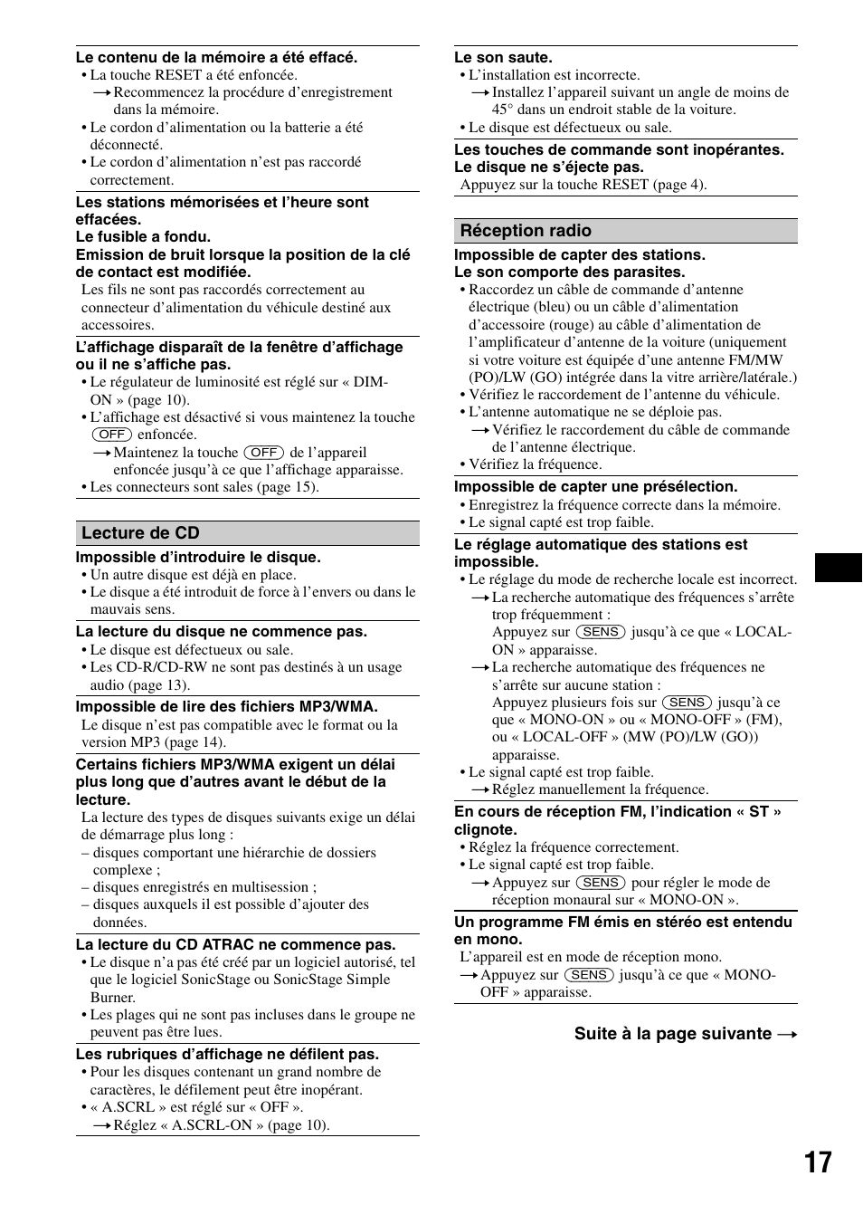 Sony CDX-GT200S User Manual | Page 51 / 92