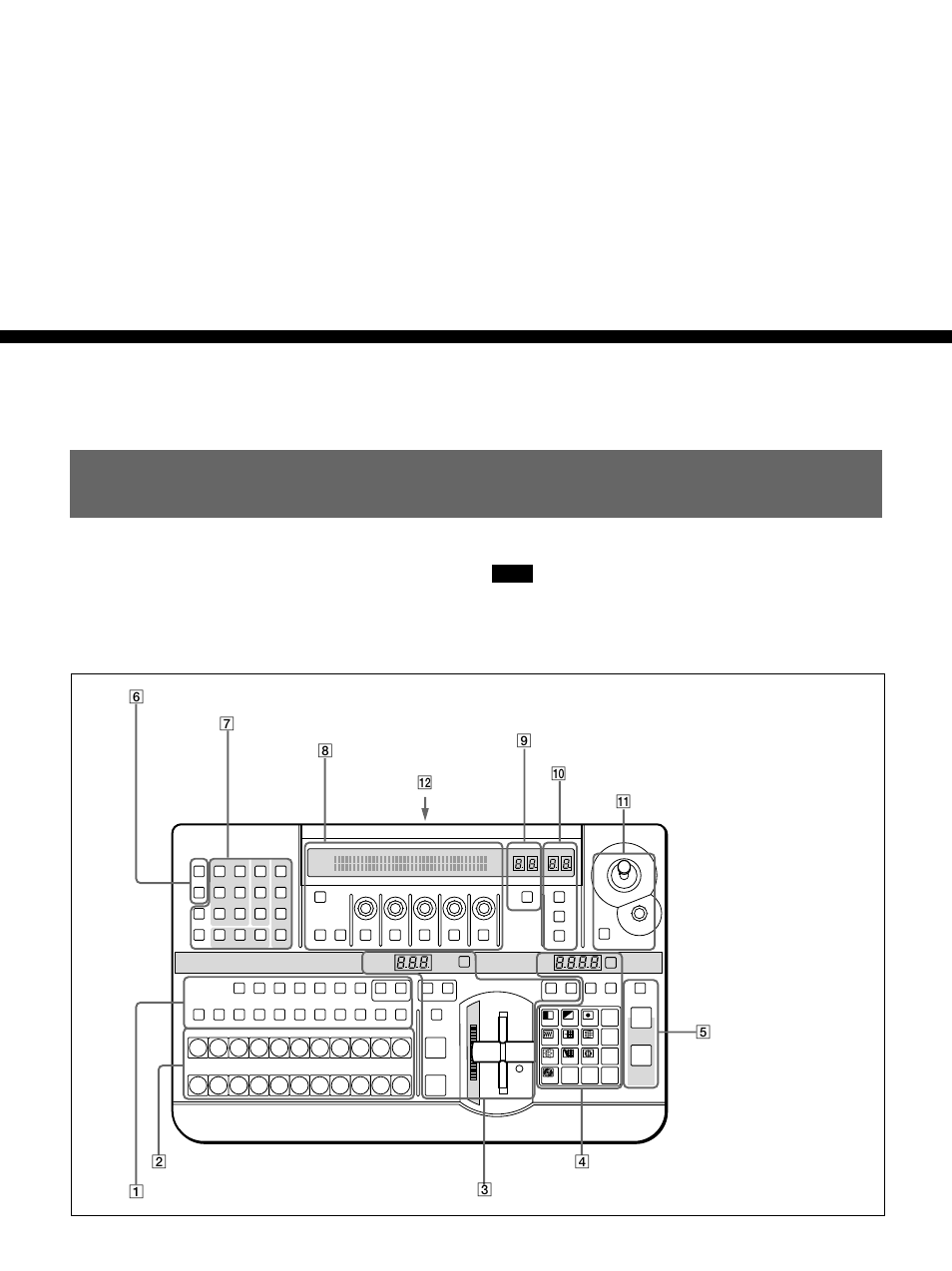 Location and function of parts and controls, Control panel, Chapter | See page 2-2), See page 2-3), See page 2-4), See page 2-5), See page 2-6), See page 2-7), See page 2-10) | Sony DFS-700 User Manual | Page 11 / 212