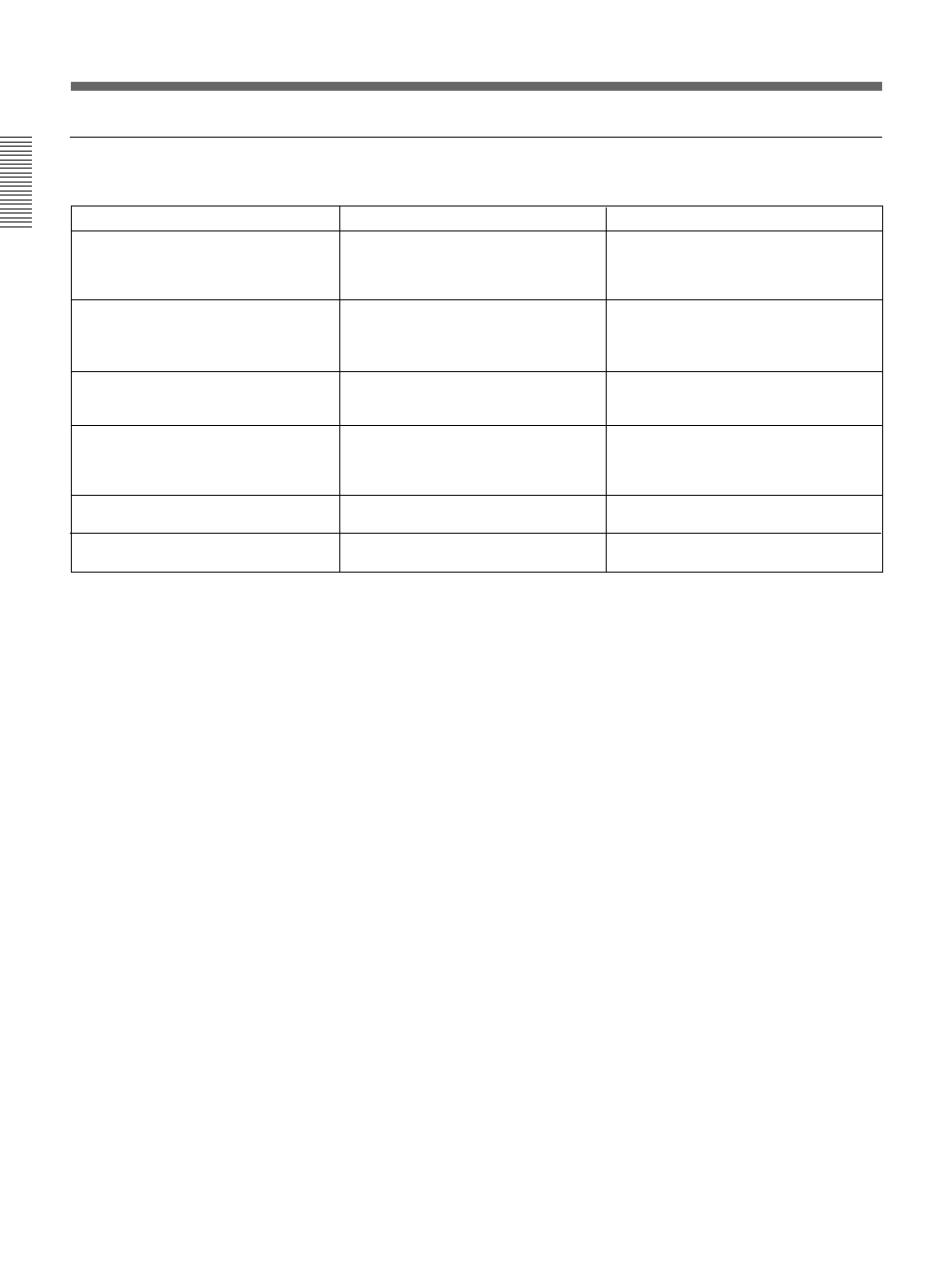 Warning messages, Warning message list | Sony DFS-700 User Manual | Page 140 / 212